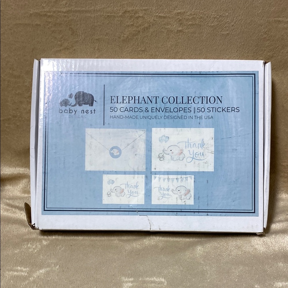 Elephant Collection Thank You Cards